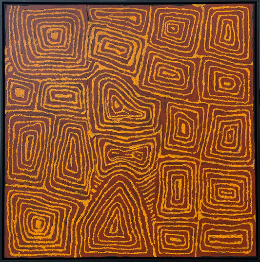 Johnny Yungut Tjapurrula | Tingari A9907 - Mitchell Fine Art