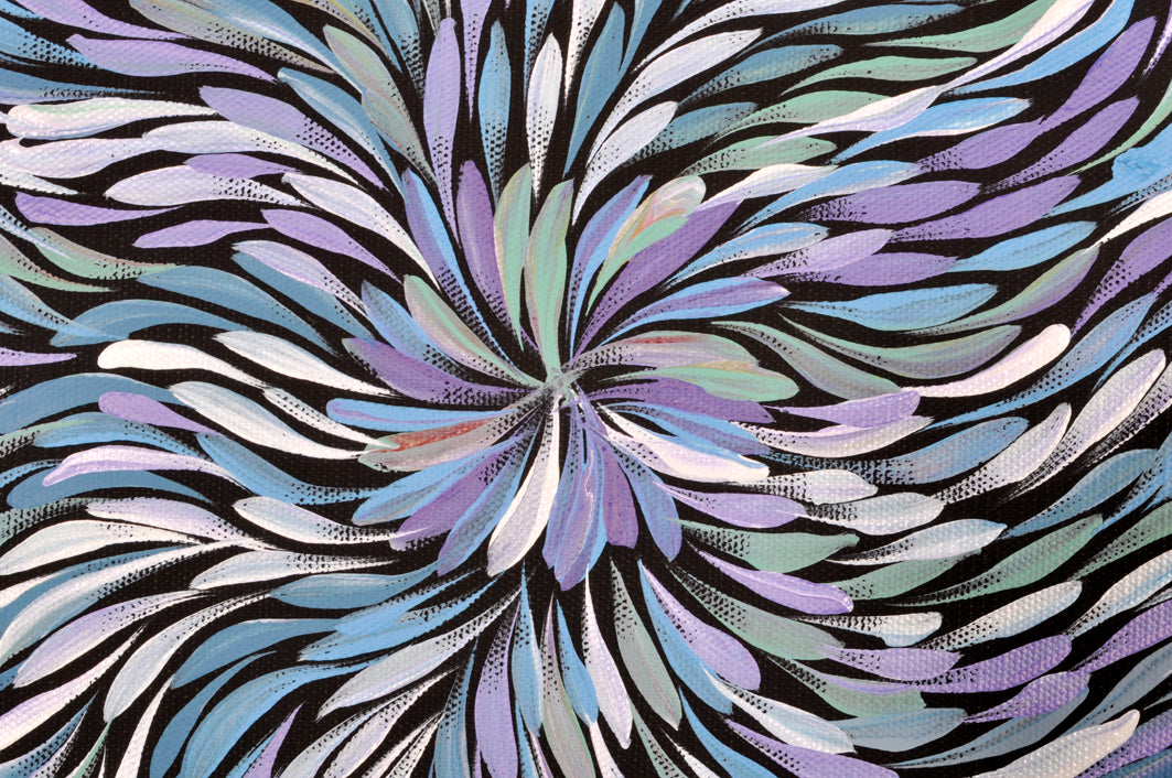 Janet Golder Kngwarreye 'Bush Leaves' painting