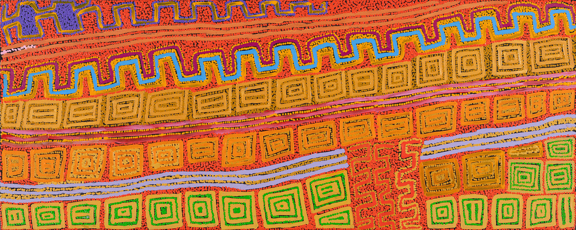 Patrick Tjungurrayi artworks - Aboriginal art Brisbane