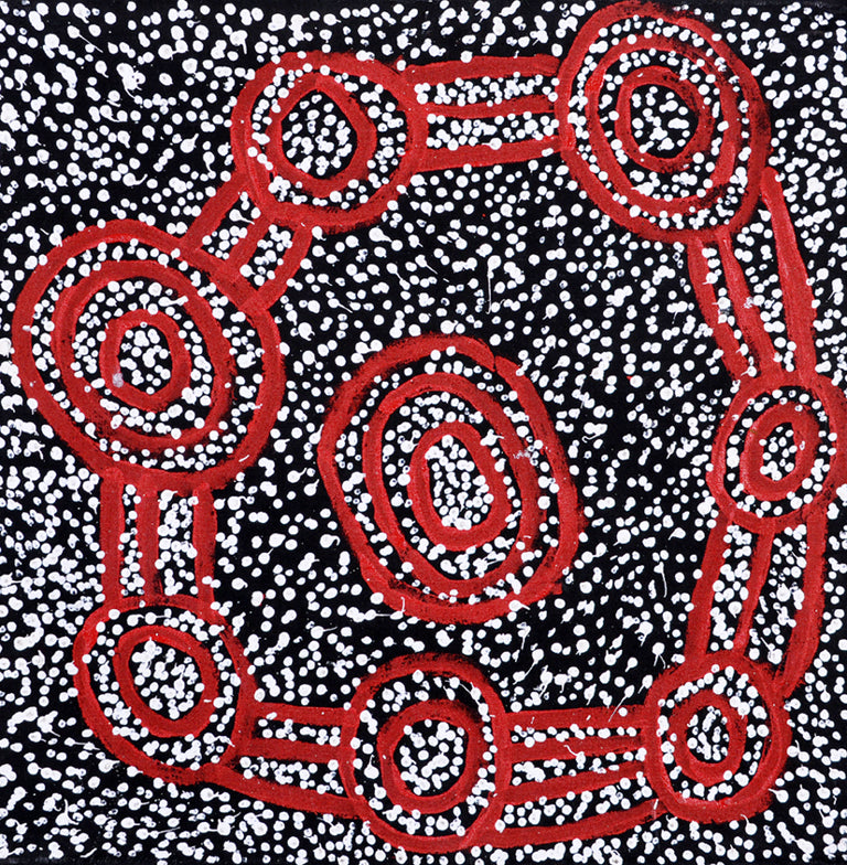 Pegleg Tjampitjinpa - Western desert aboriginal paintings