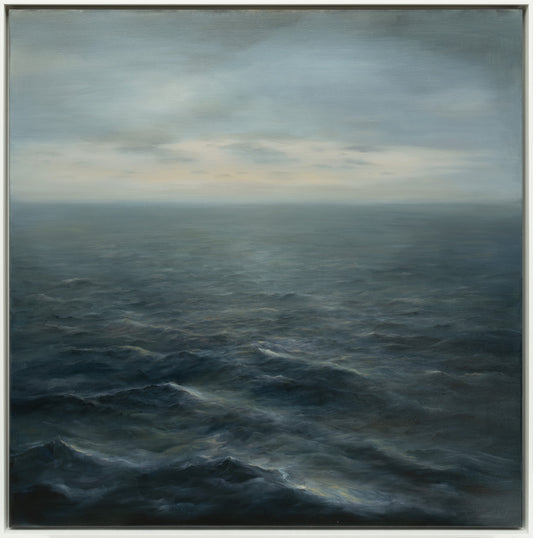 Oil paintings by Min-Woo Bang | 'Silent Sea'
