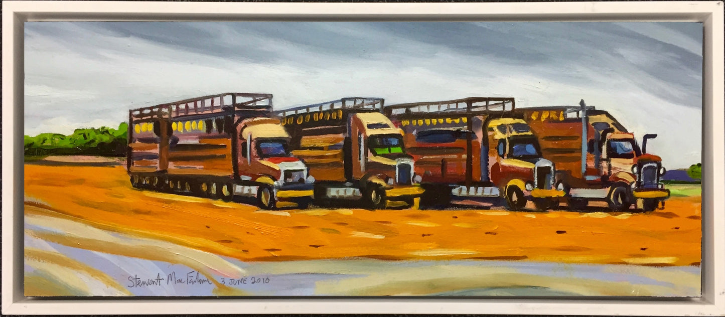 Trucks in Birdsville