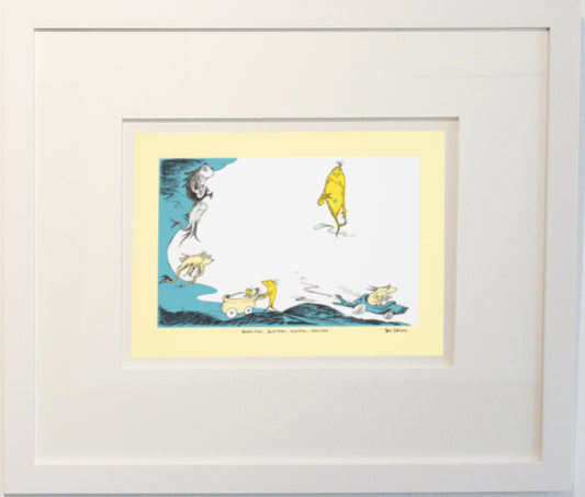 Dr Seuss art - one Fish, Two Fish