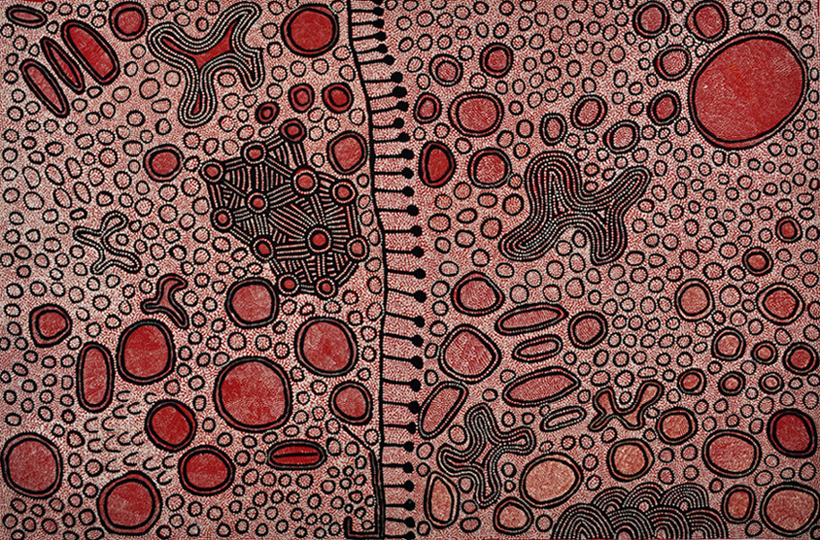 Yinarupa Nangala art - Australian Aboriginal art