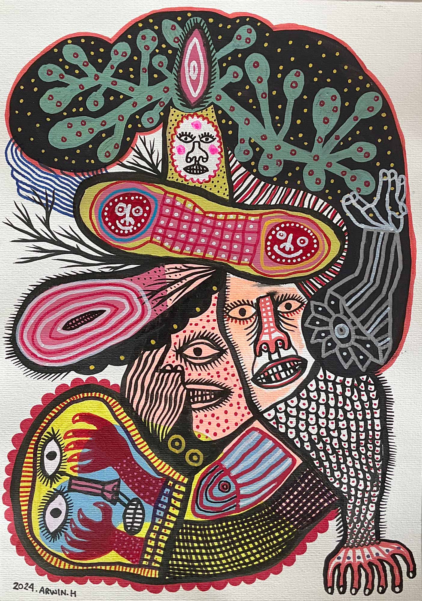 Arwin Hidayat - Drawings on Paper