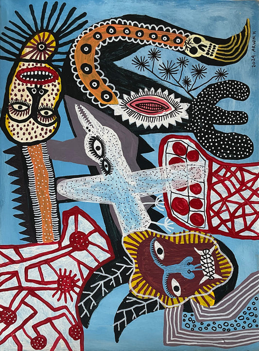 Arwin Hidayat Indonesian artwork on paper