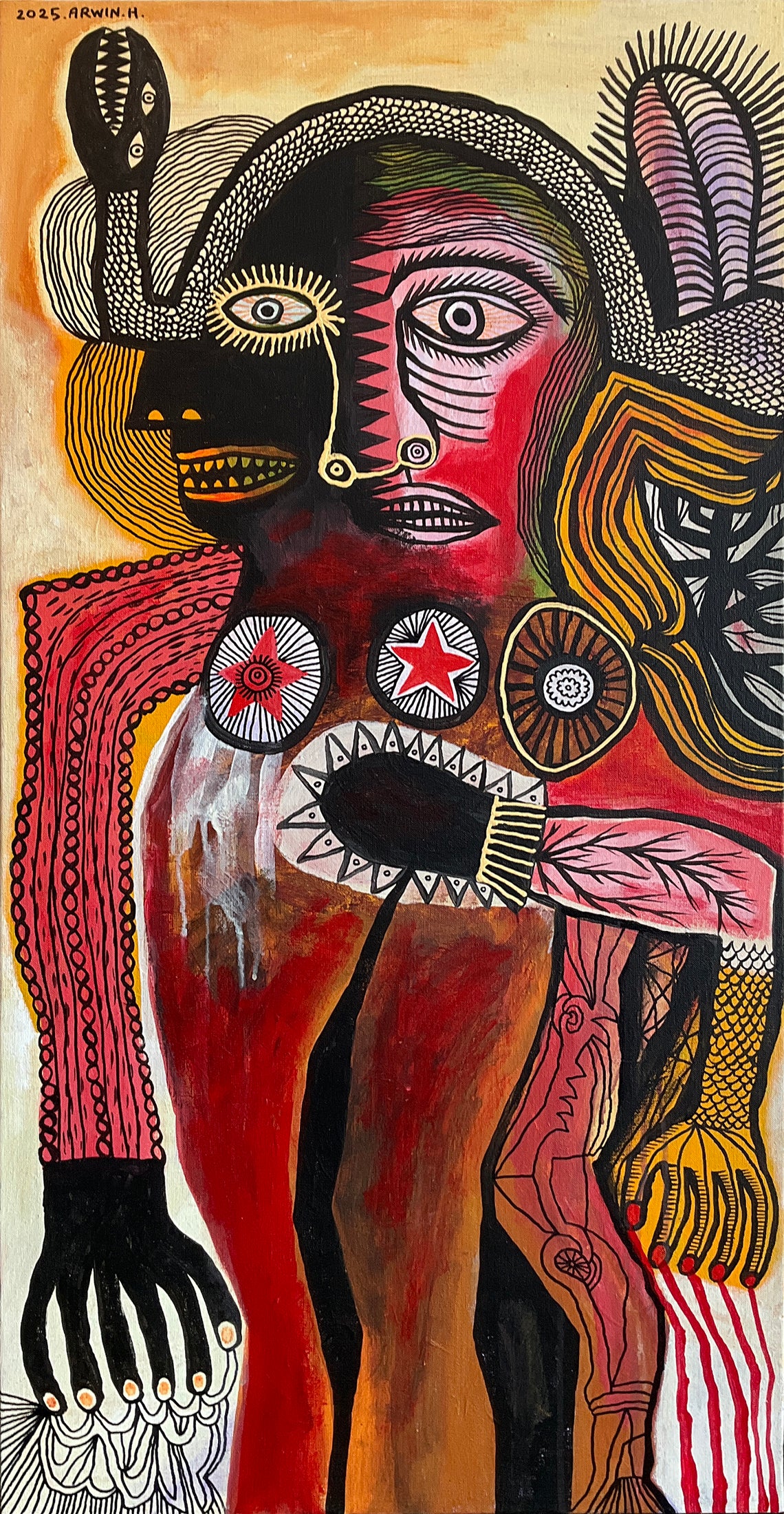 Arwin Hidayat Contemporary Paintings