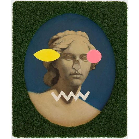 Matthew Cheyne 'Astroturf Bust 1 (Missing Nose)' - Mitchell Fine Art