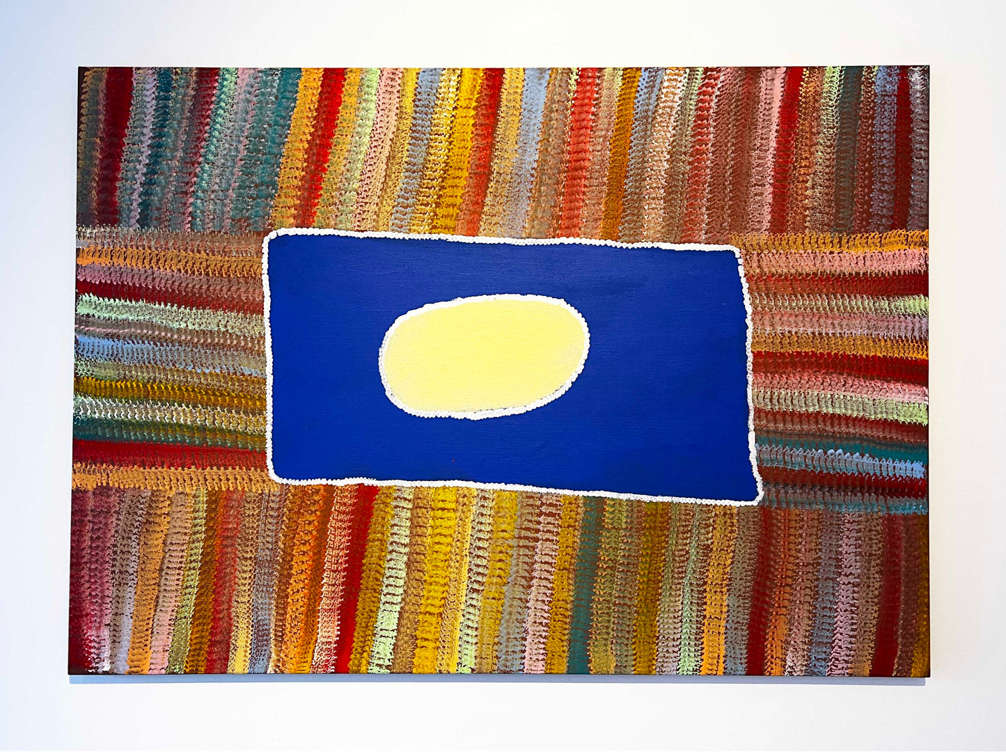 Barney Ellaga paintings - Brisbane Art Gallery