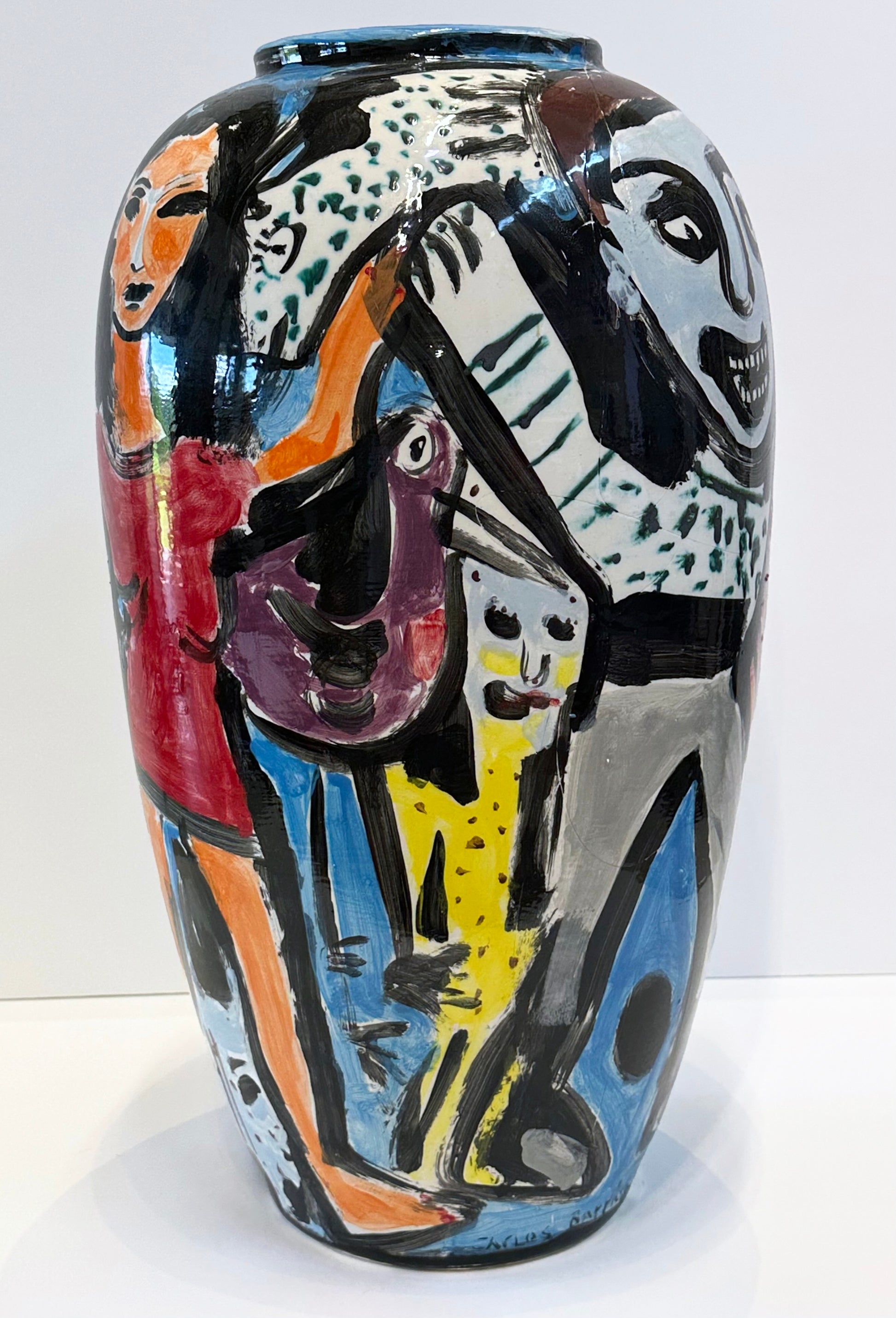 Carlos Barrios Ceramic vase | Mitchell Fine Art