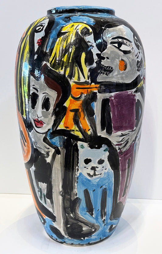 Carlos Barrios Ceramic vase | Mitchell Fine Art