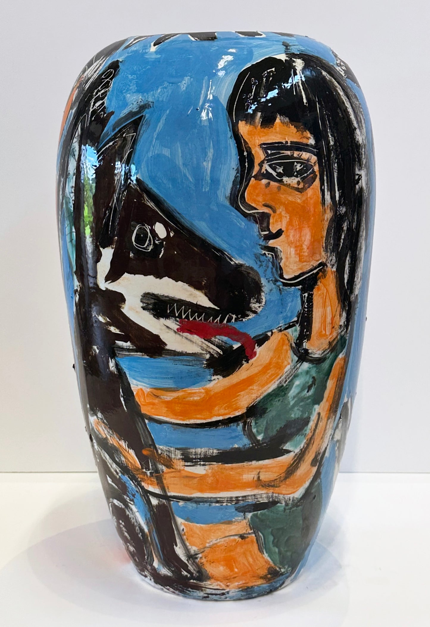 Carlos Barrios Ceramic Vase | Mitchell Fine Art