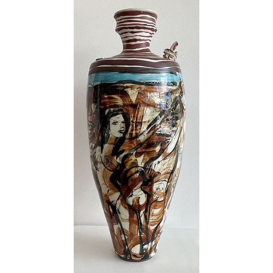 Carlos Barrios Ceramic Vase 'Mamacita'
