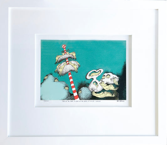 The Art of Dr Seuss - 'Sleepbook, they’ve all gone to bed in the beds of their choices'