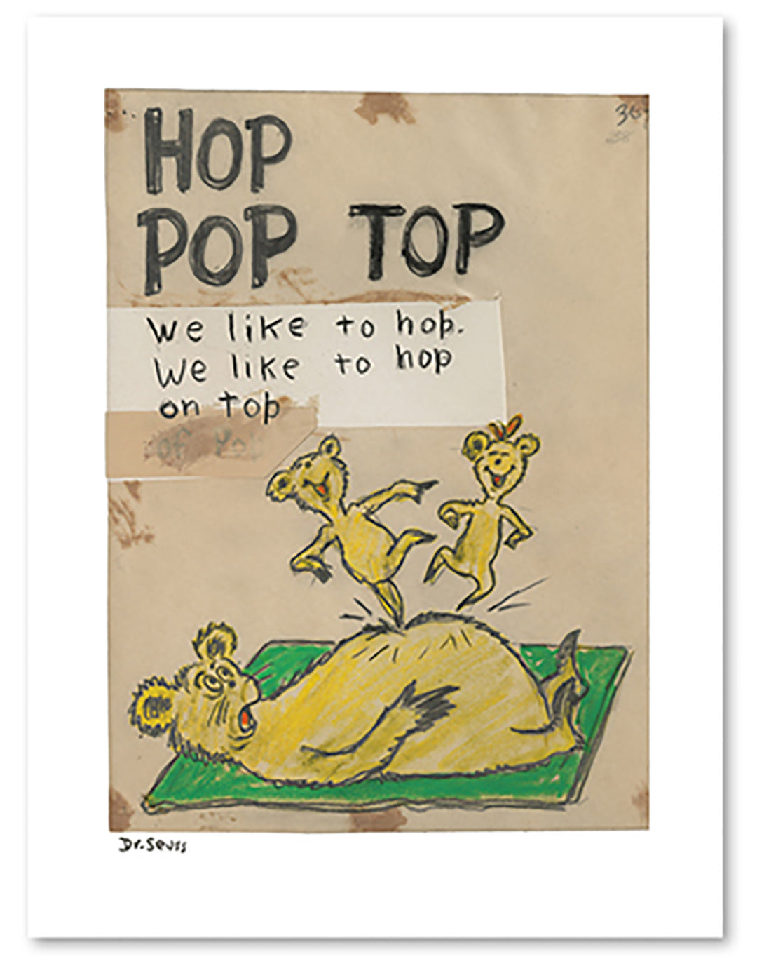 The Art of Dr Seuss - Hop Pop Top single