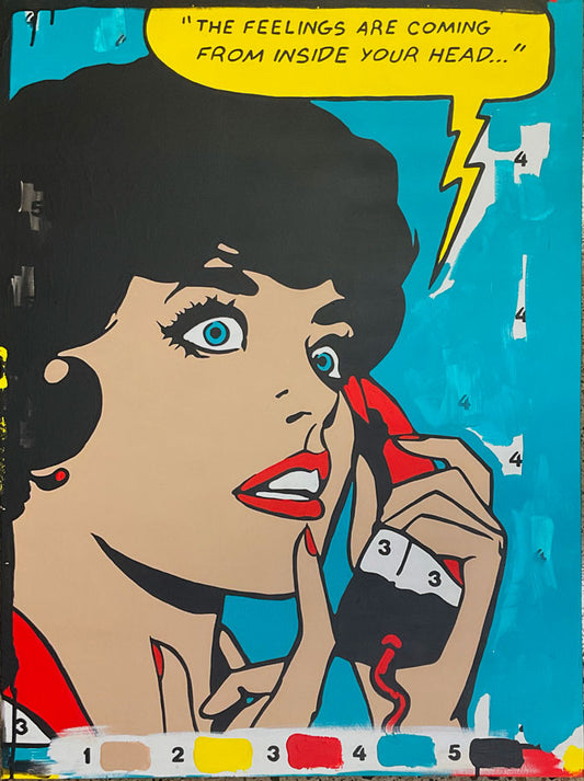 Franck Gohier paintings for sale | 'A Message from the Id'