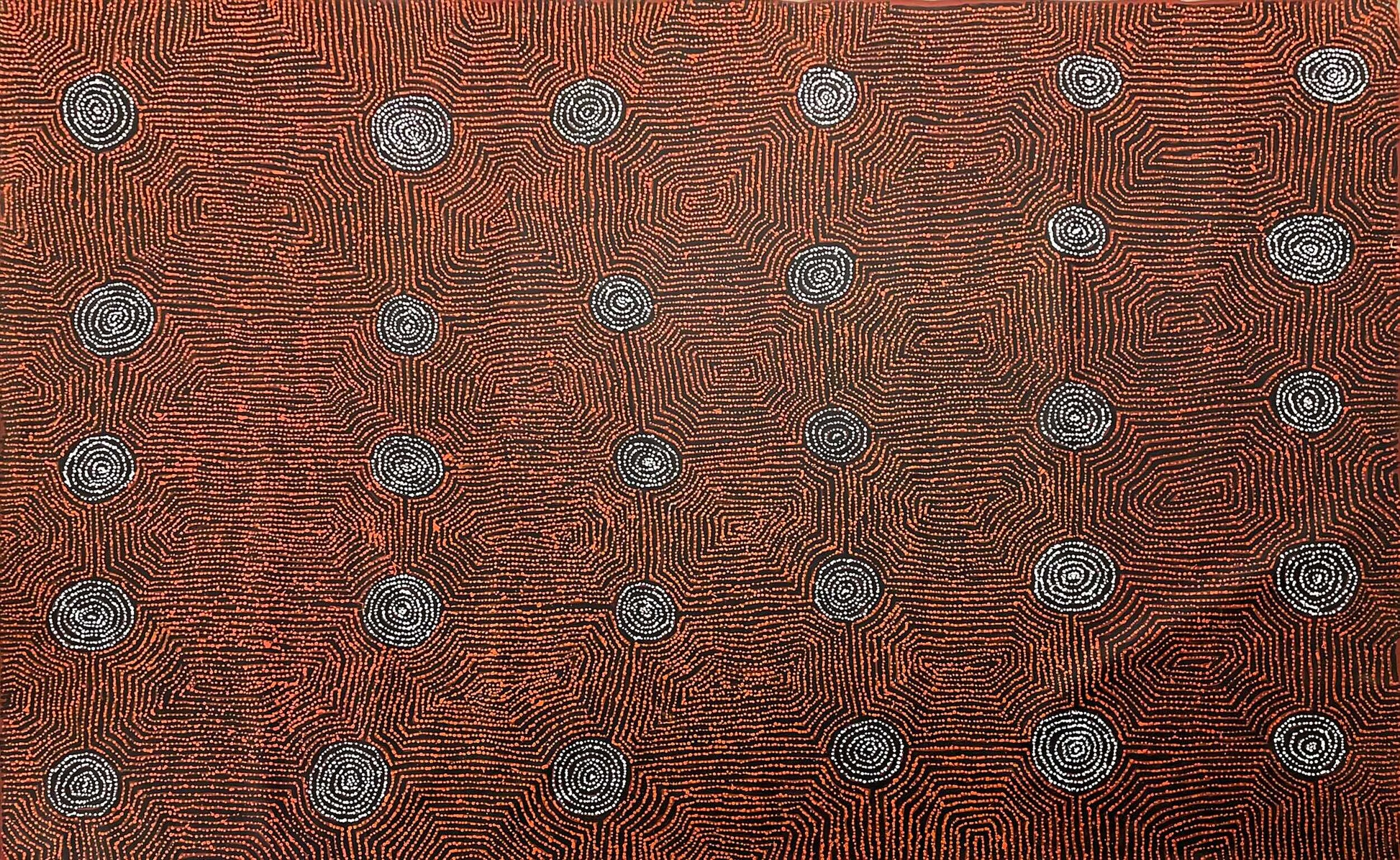George Ward Tjungurrayi paintings | aboriginal art for rent