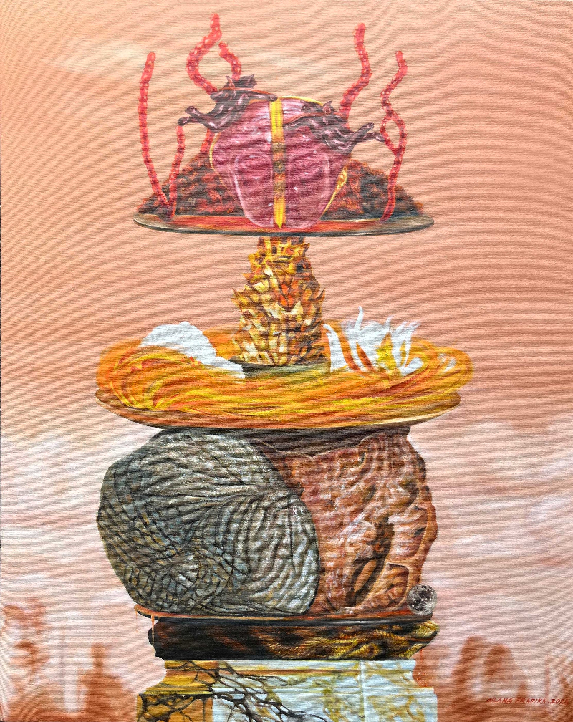 Gilang Fradika 'Avarice' Painting