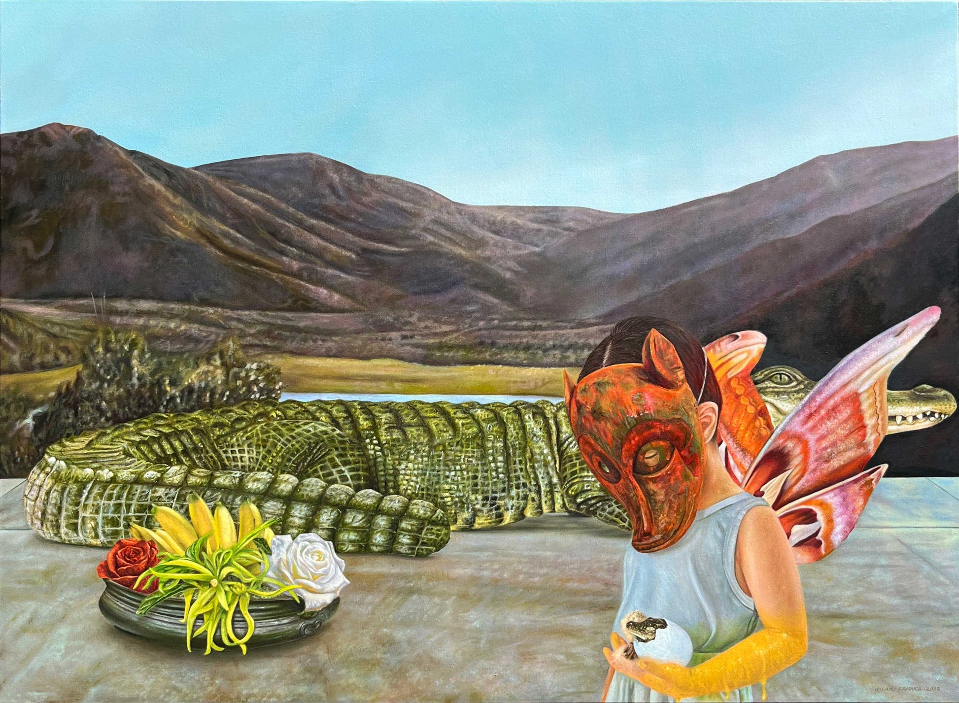 Gilang Fradika 'Antaraksa' Painting