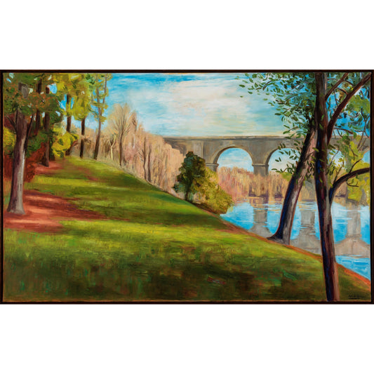 Jeff Makin art - Malmsbury Viaduct