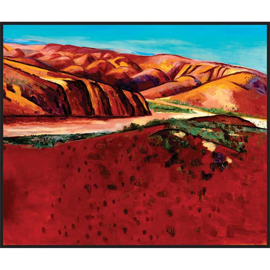 Jeff Makin paintings - Namatjiras Dreaming, Glen Helen Gorge 
