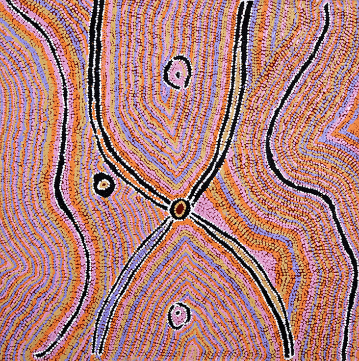 Liddy Napanangka paintings - Dot paintings Brisbane