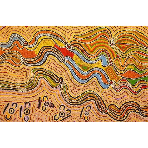 Liddy Walker Napanangka paintings - Aboriginal art Brisbane