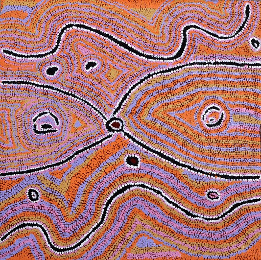Aboriginal paintings Brisbane - Liddy Napanangka Walker art