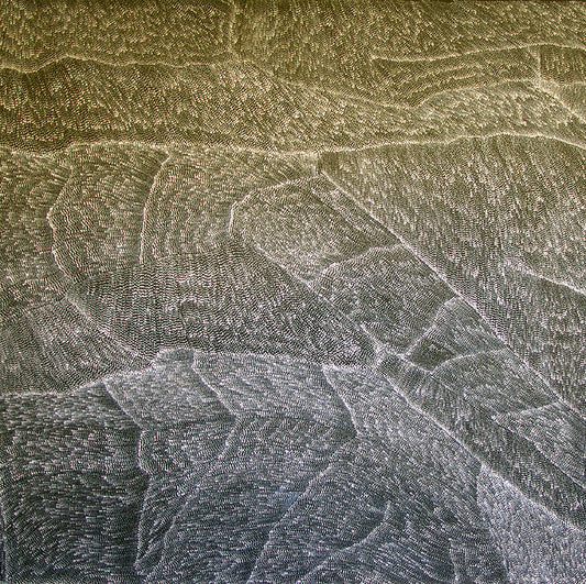 Black and White Aboriginal paintings - large Aboriginal artworks