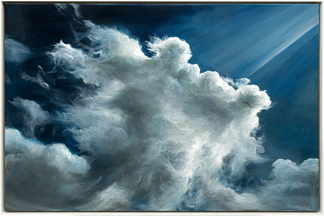 Min Woo Bang cloud paintings - Contemporary Art Gallery Brisbane