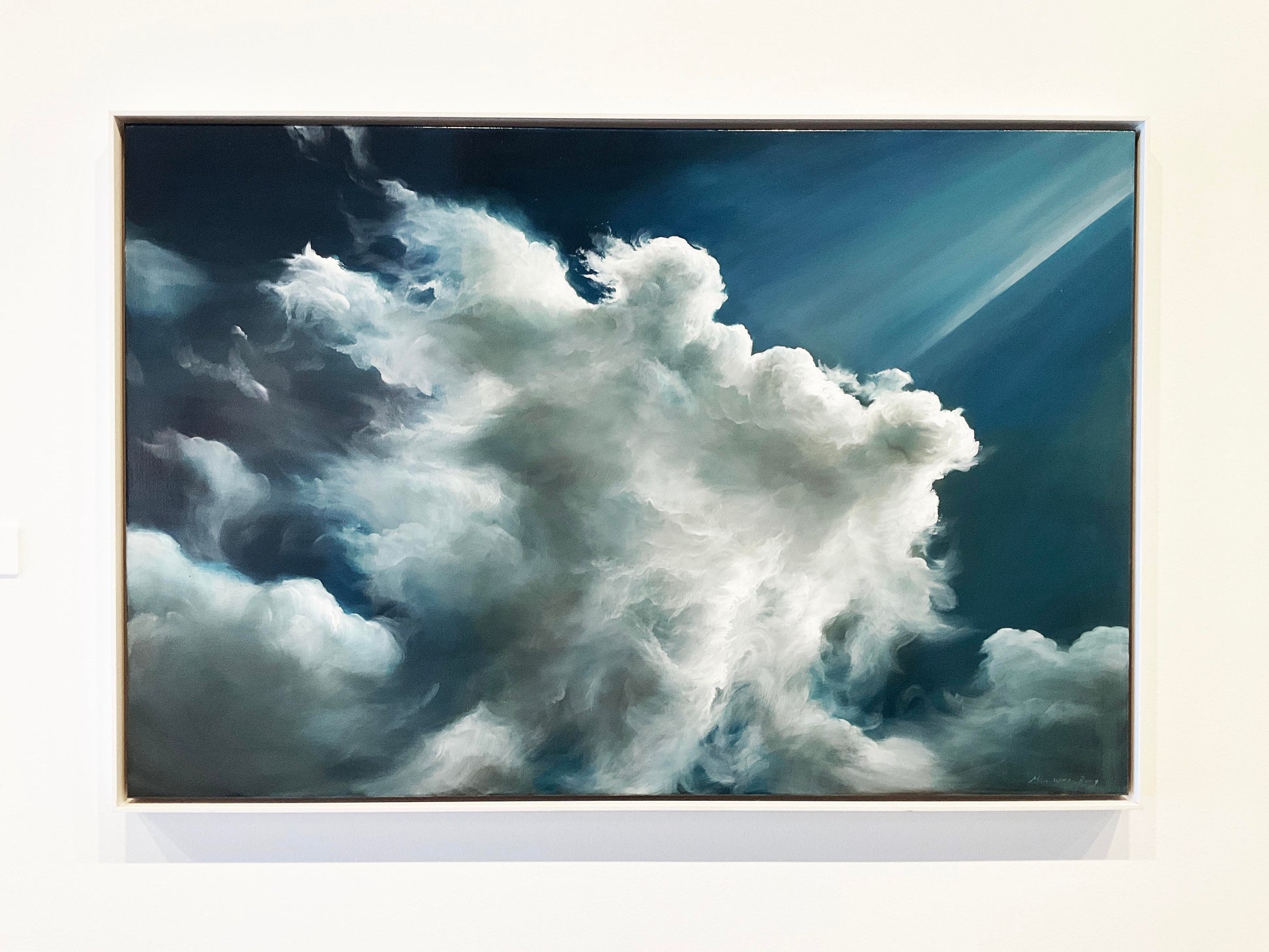 Min Woo Bang cloud paintings - Contemporary Art Gallery Brisbane