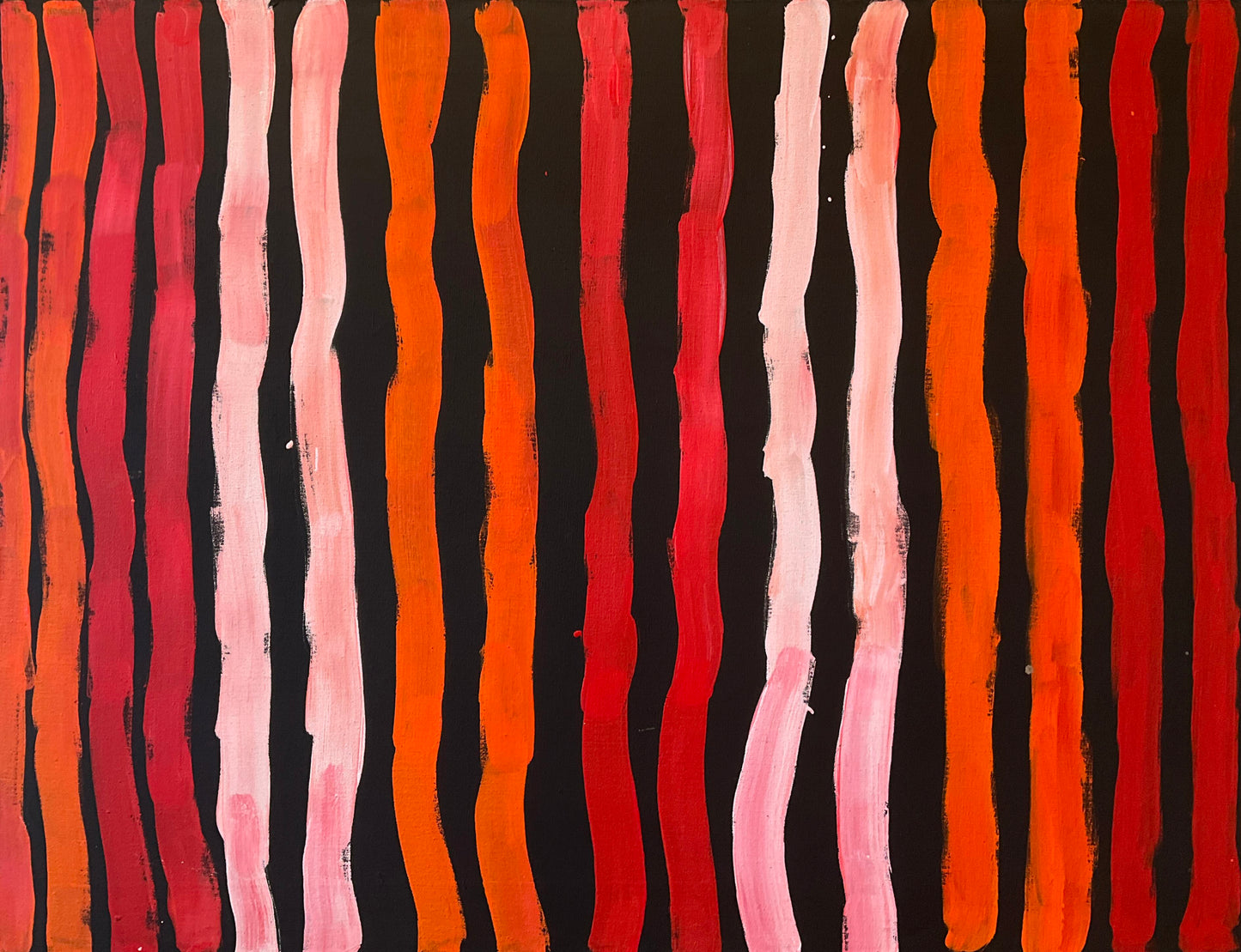 Minnie Pwerle Body Painting - Mitchell Fine Art