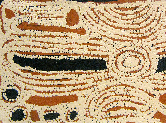 small Ningura Napurrula paintings - Australian Aboriginal art 