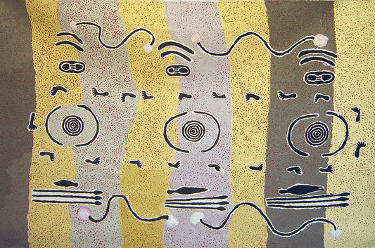 Paddy Stewart Tjapaltjarri | 'Two Men' A16558