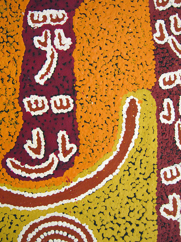 Paddy Stewart Tjapaltjarri paintings - Aboriginal Art Brisbane