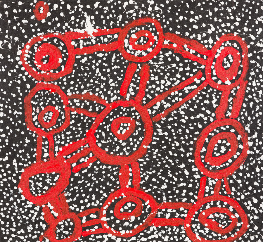 Pegleg Tjampitjinpa paintings -  Aboriginal Art Brisbane