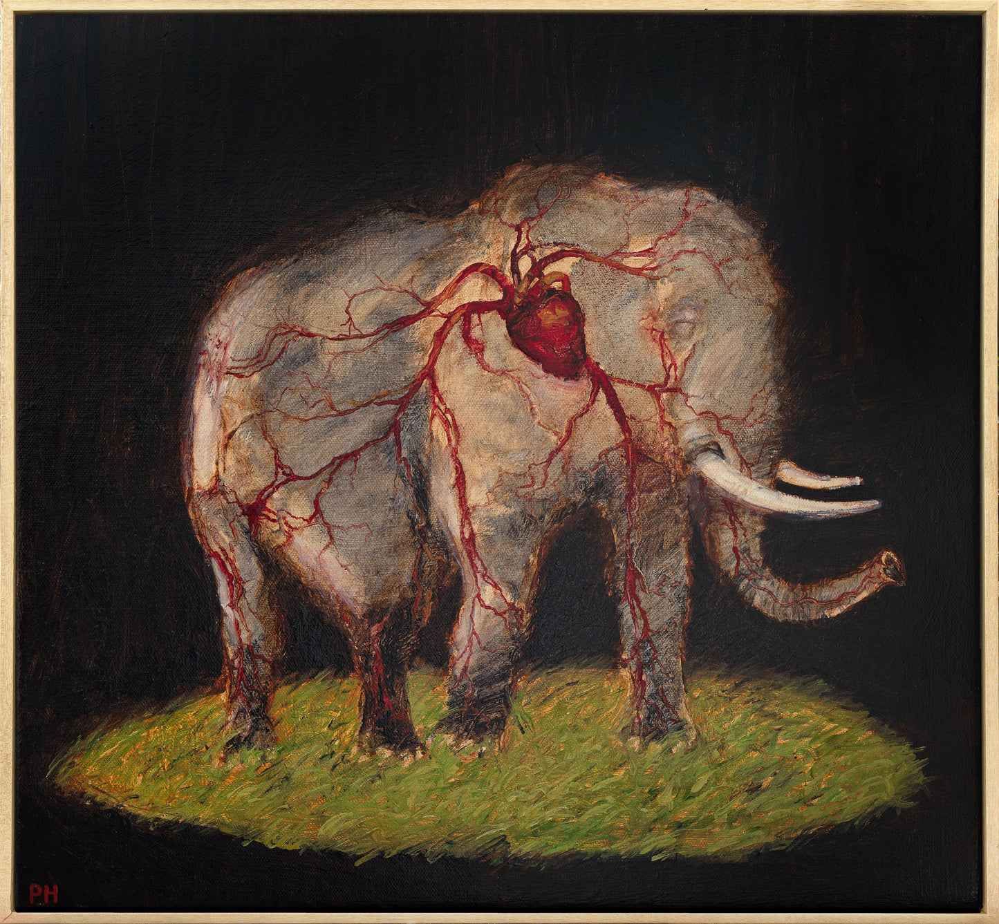 Peter Hudson 'Primal Intellect (Red)'