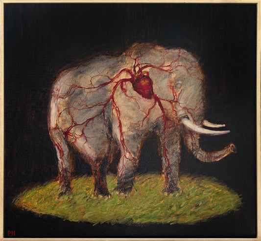 Peter Hudson 'Primal Intellect (Red)'