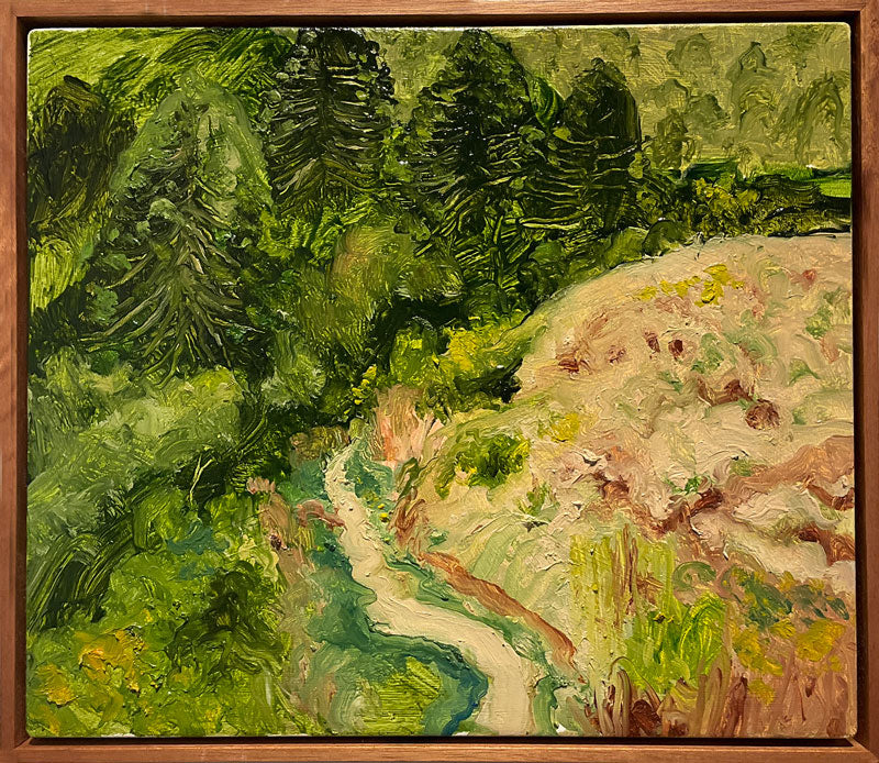 Peter Hudson paintings 'Bunyas No.2' Art Gallery Brisbane