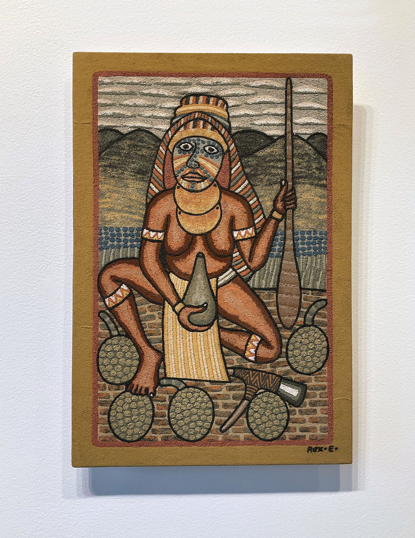 Sand Paintings from Papua New Guinea