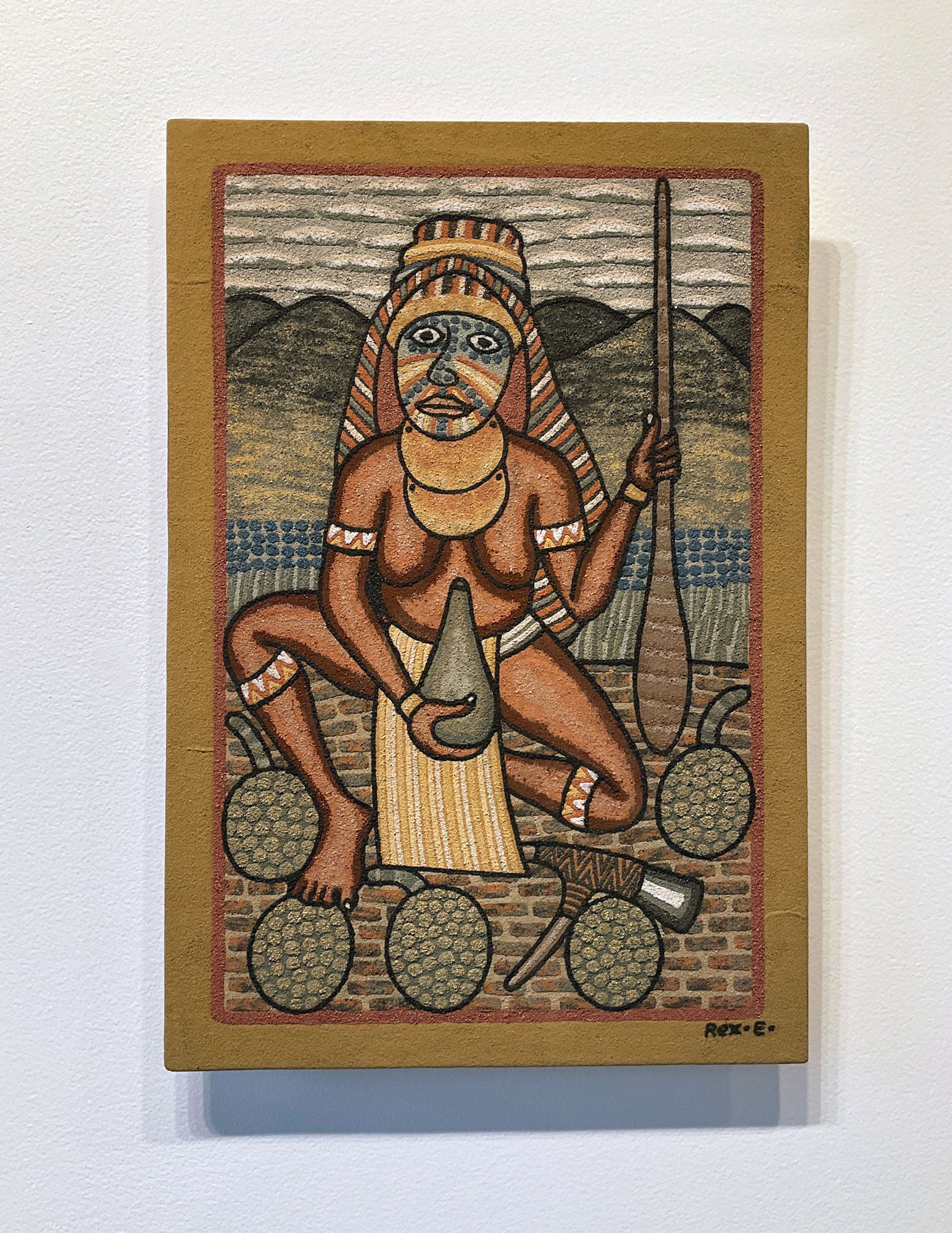 Sand Paintings from Papua New Guinea