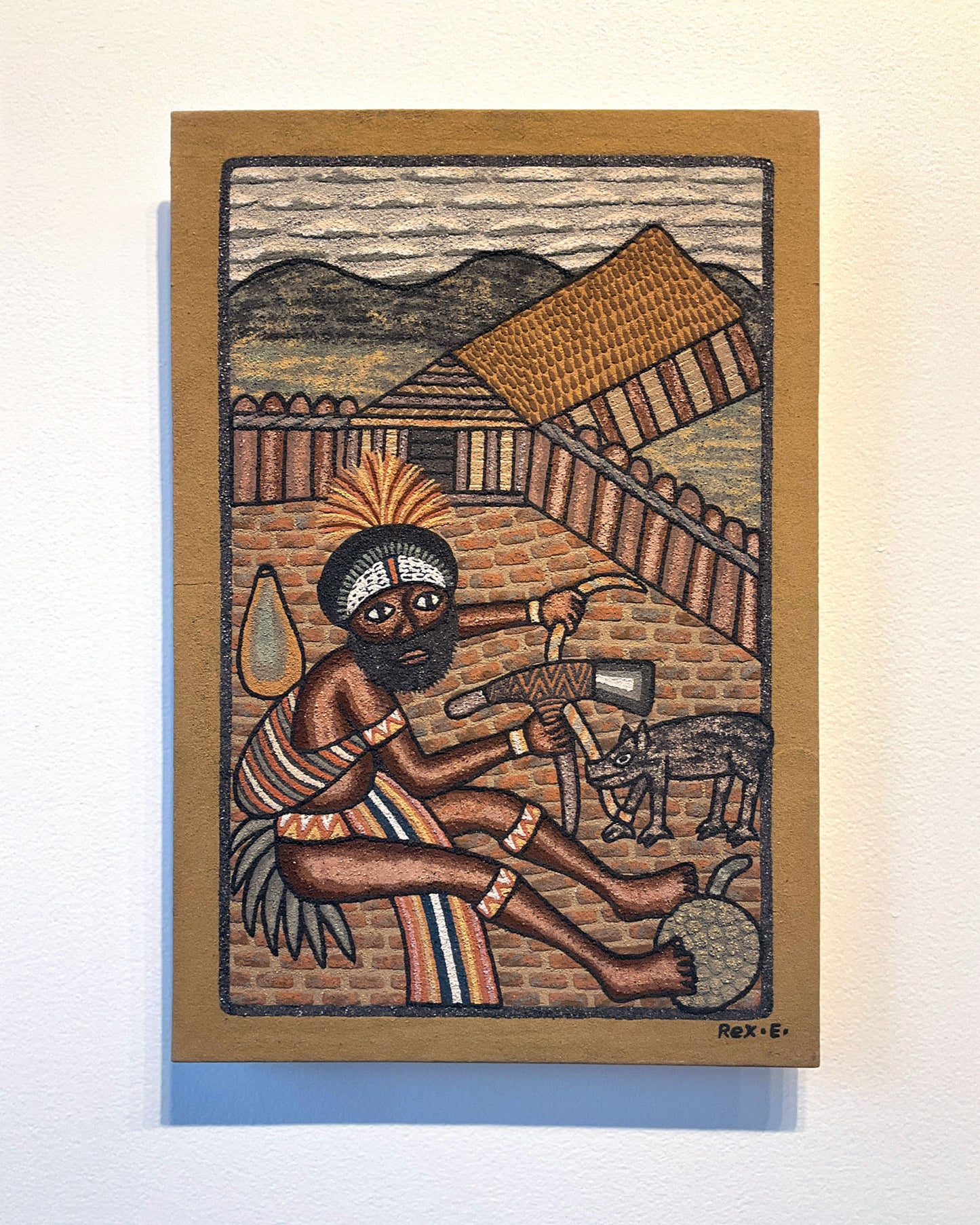 Sand Paintings from Papua New Guinea