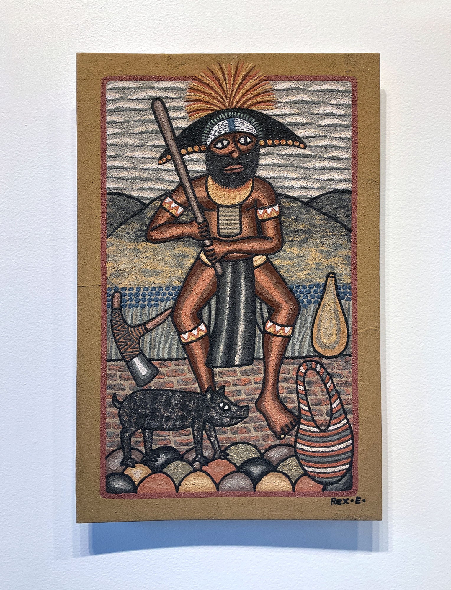 Sand Paintings from Papua New Guinea