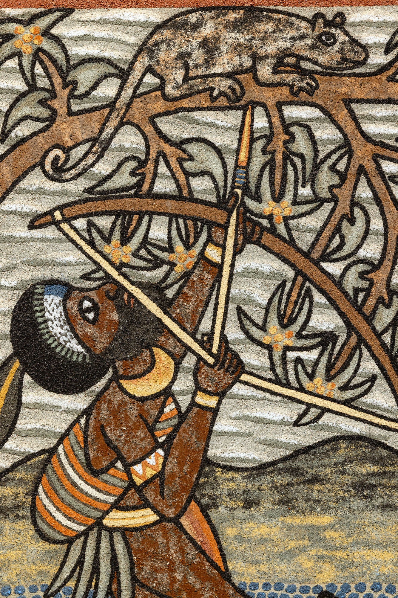 Sand Paintings From Papua New Guinea