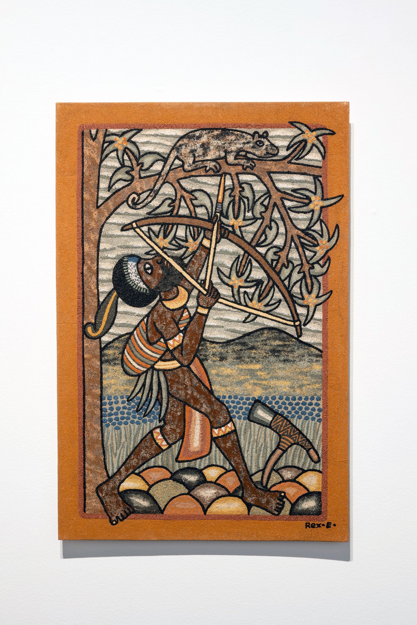 Sand Paintings From Papua New Guinea