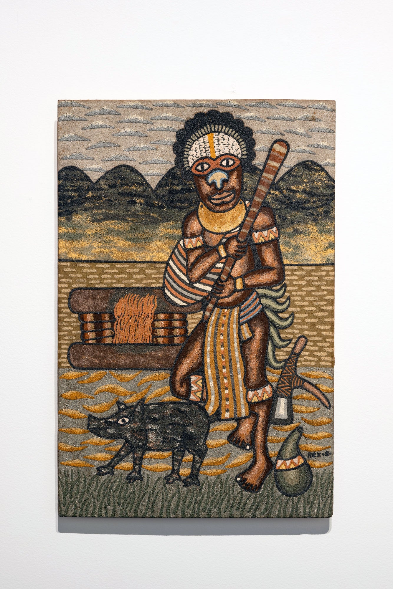 Sand Paintings From Papua New Guinea