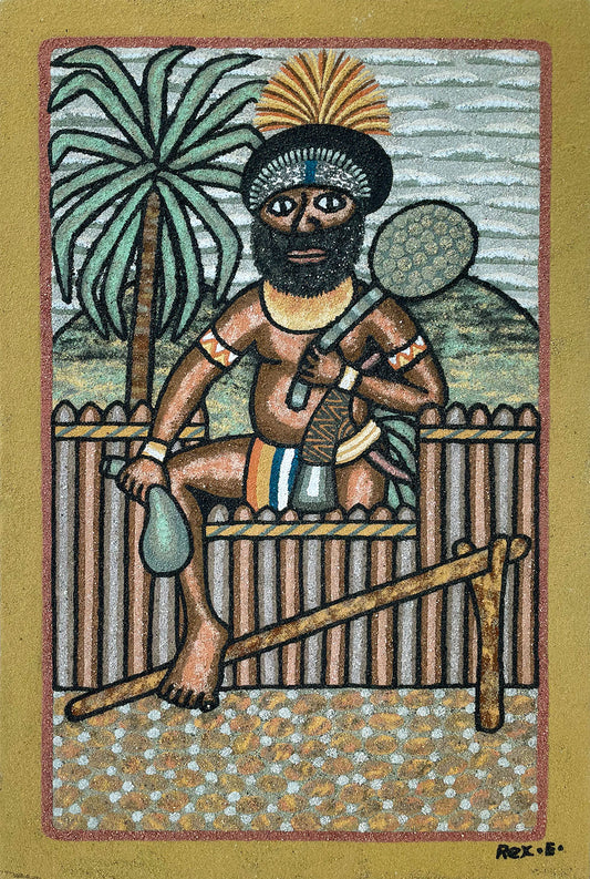 Sand Paintings from Papua New Guinea