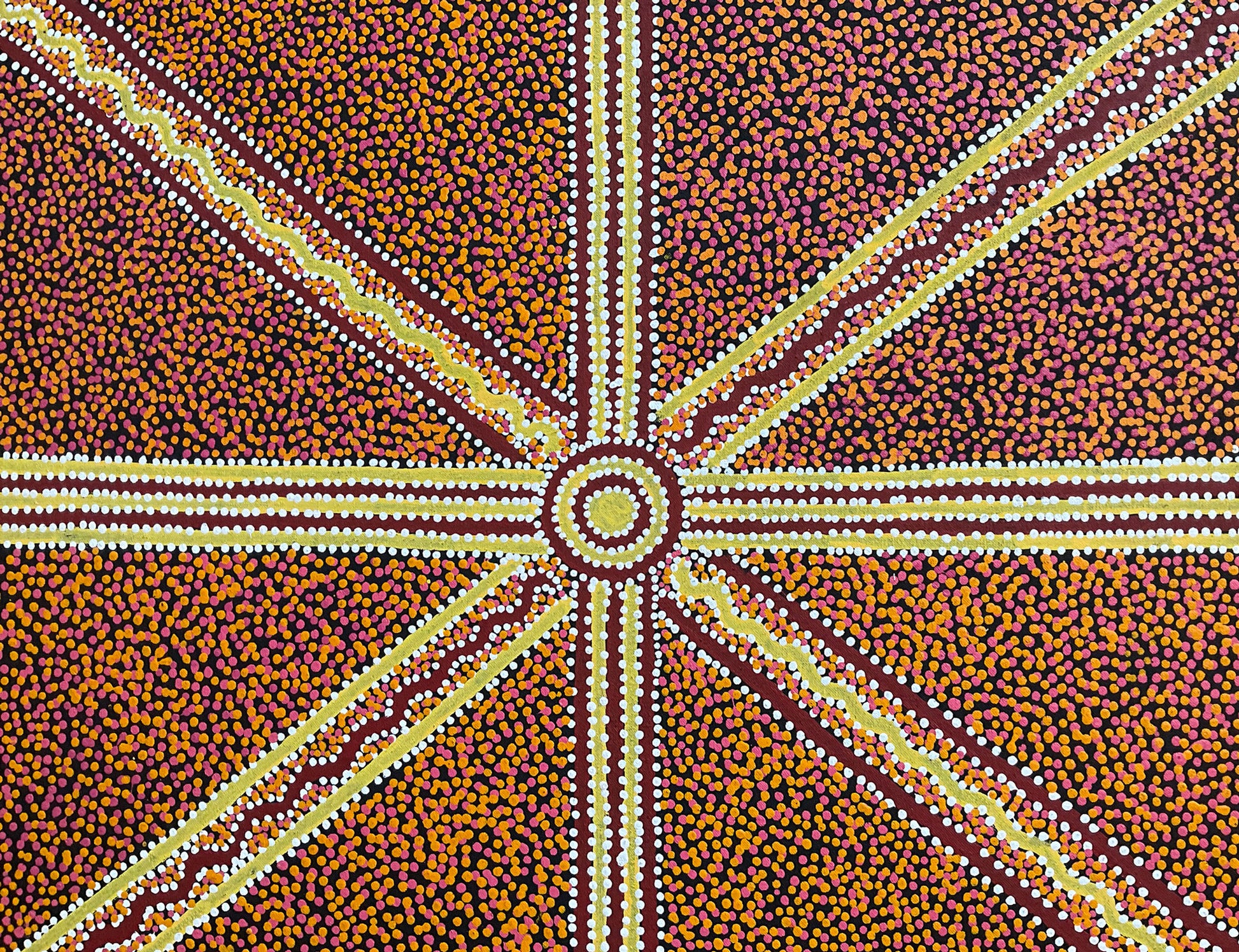 Ronnie Bird Jungala 'Men's Dreaming'