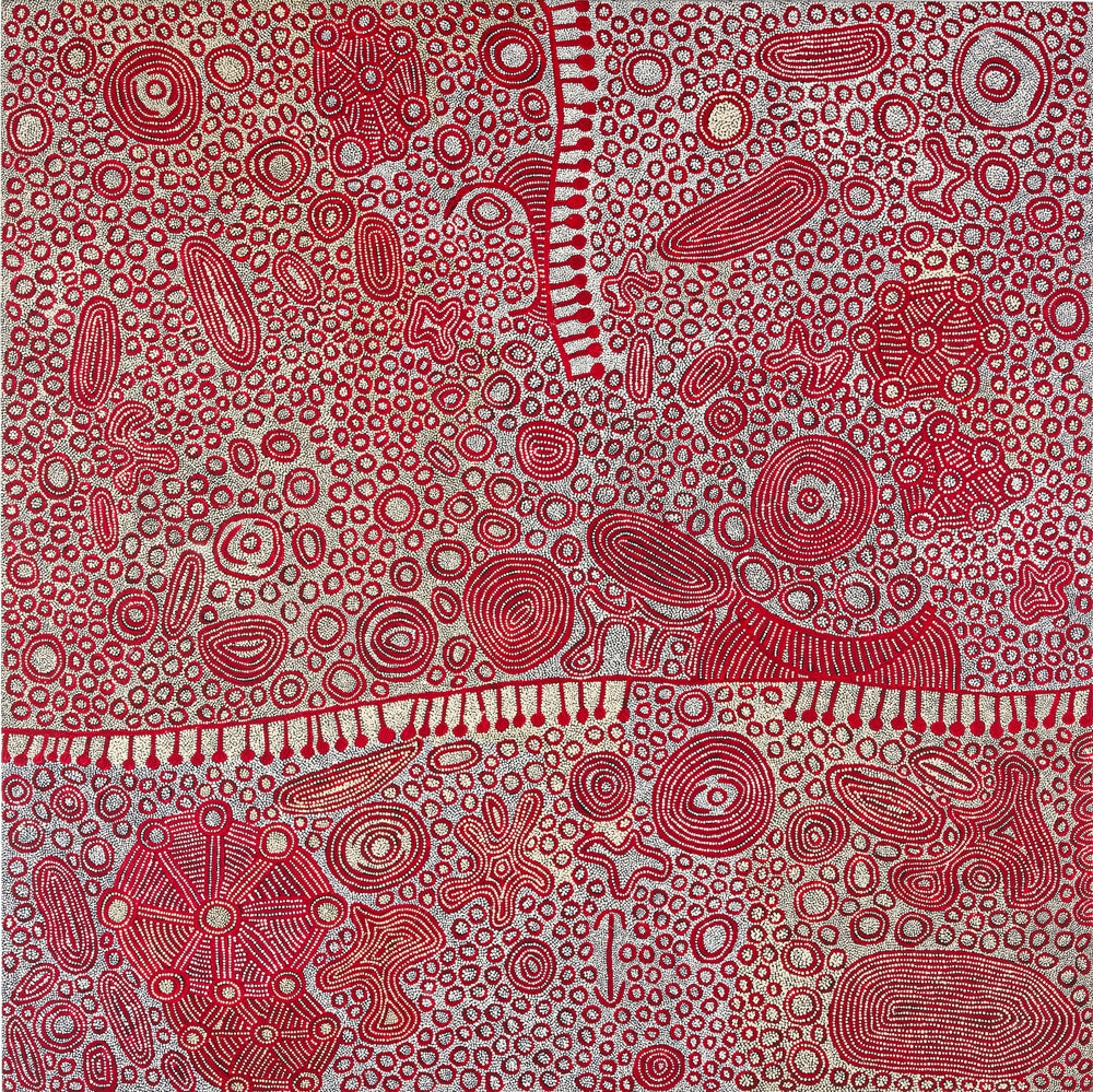 Yinarupa Nangala paintings - large Aboriginal paintings