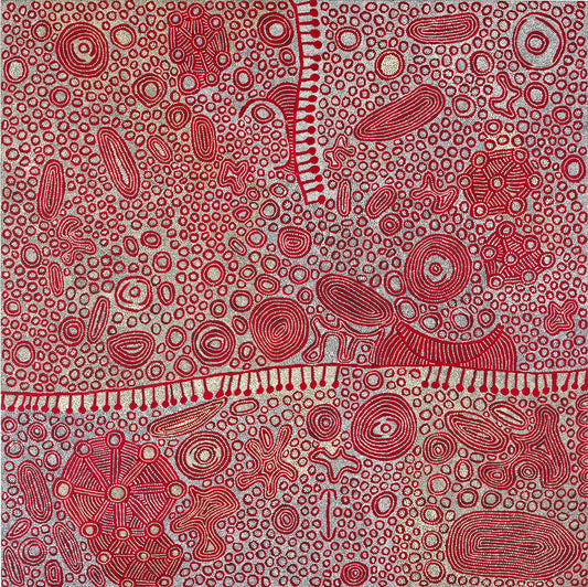 Yinarupa Nangala paintings - large Aboriginal paintings